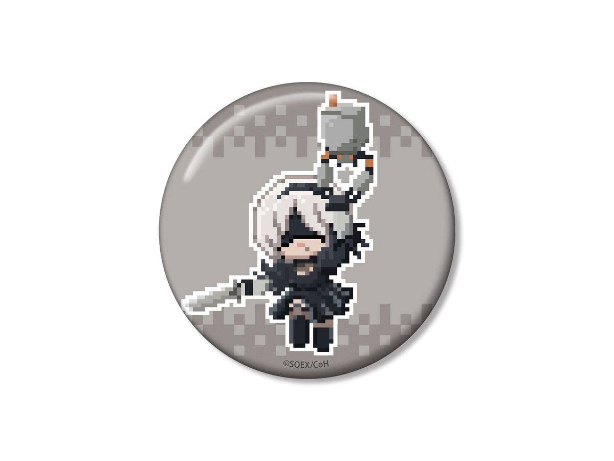 アニメ NieR:Automata Ver1.1a: 2B DOT DOT 100mm缶バッジ ver.B
