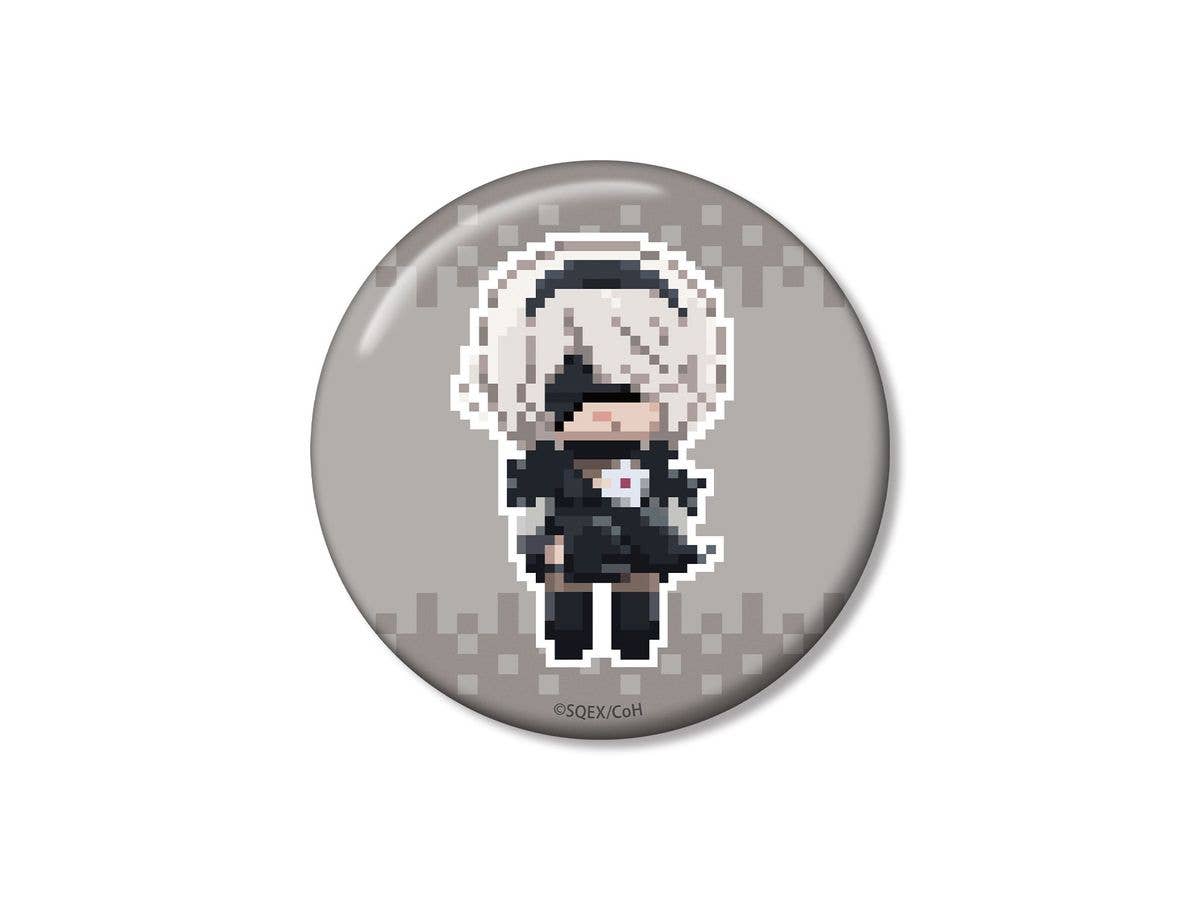 アニメ NieR:Automata Ver1.1a: 2B DOT DOT 100mm缶バッジ ver.C