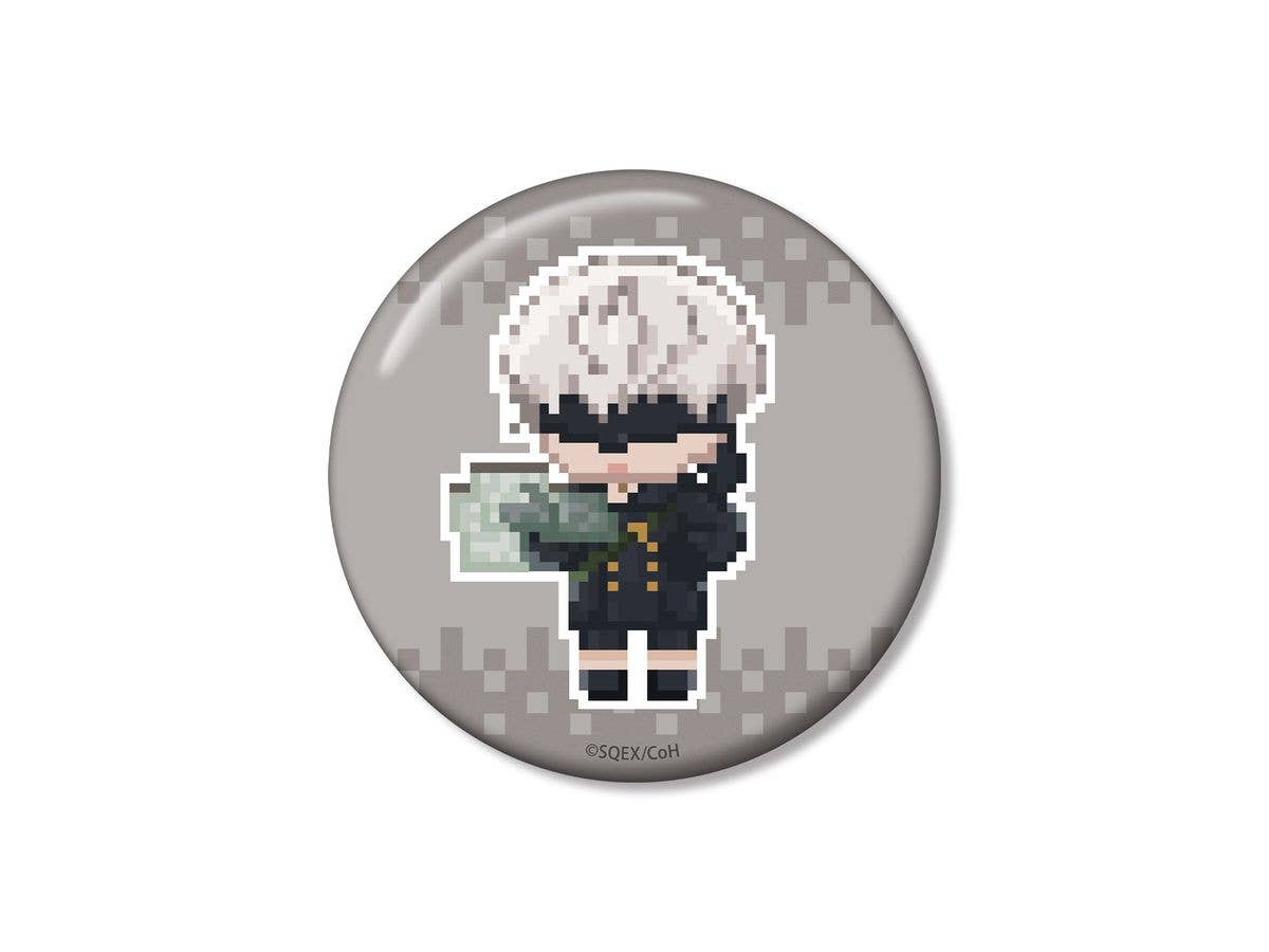 アニメ NieR:Automata Ver1.1a: 9S DOT DOT 100mm缶バッジ ver.A