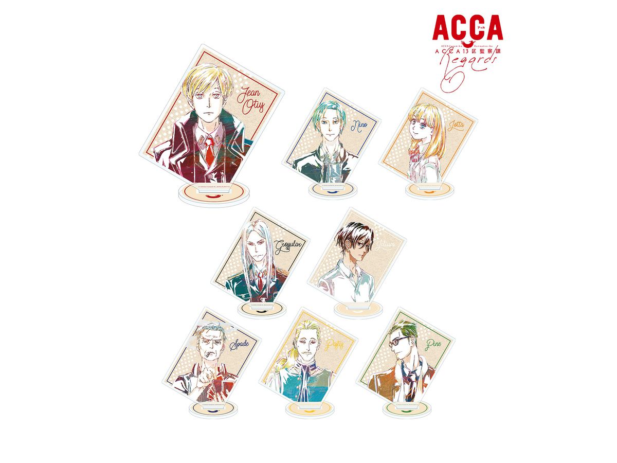 ACCA13区監察課 Regards トレーディングAni-Artアクリルスタンド 1Box 8p