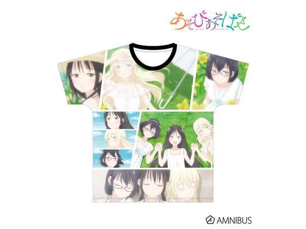 あそびあそばせ フルグラフィックTシャツ/ユニセックス (サイズ/L)