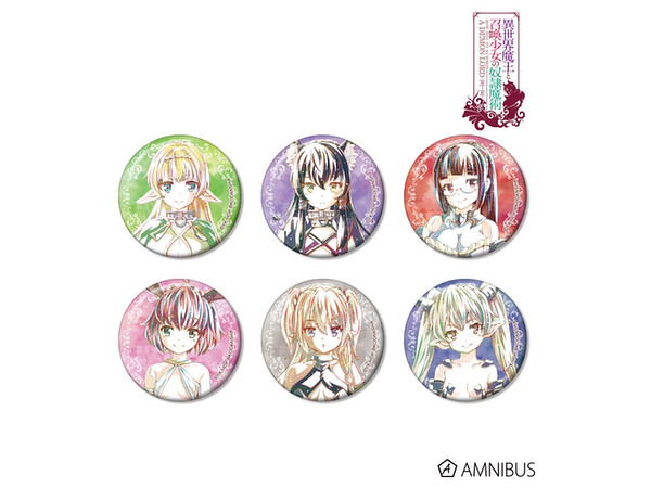 異世界魔王と召喚少女の奴隷魔術 トレーディング Ani-Art 缶バッジ 1Box 6pcs