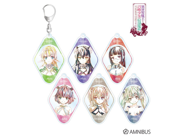異世界魔王と召喚少女の奴隷魔術 トレーディング Ani-Art アクリルキーホルダー 1Box 6pcs