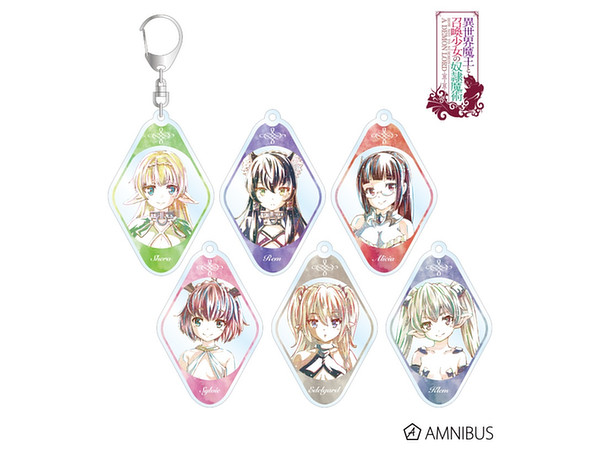 異世界魔王と召喚少女の奴隷魔術 トレーディング Ani-Art アクリルキーホルダー 1Box 6pcs