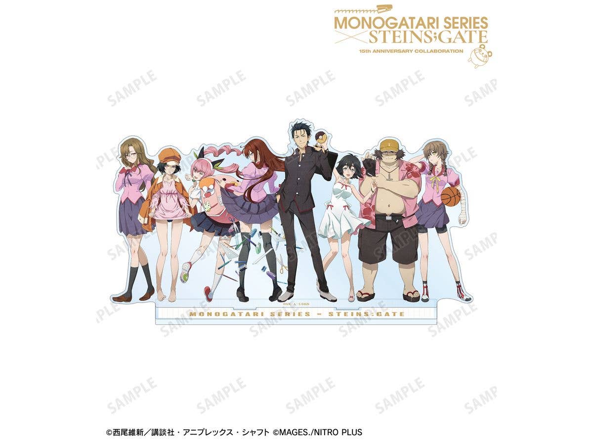 物語シリーズ x STEINS;GATE: 描き下ろし コラボイラストver. 集合B 集合BIGアクリルスタンド