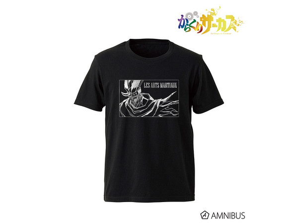 からくりサーカス あるるかん LES ARTS MARTIAUX 箔プリントTシャツ/メンズ (S)