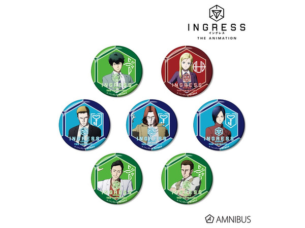 INGRESS THE ANIMATION トレーディング缶バッジ 1Box 7pcs