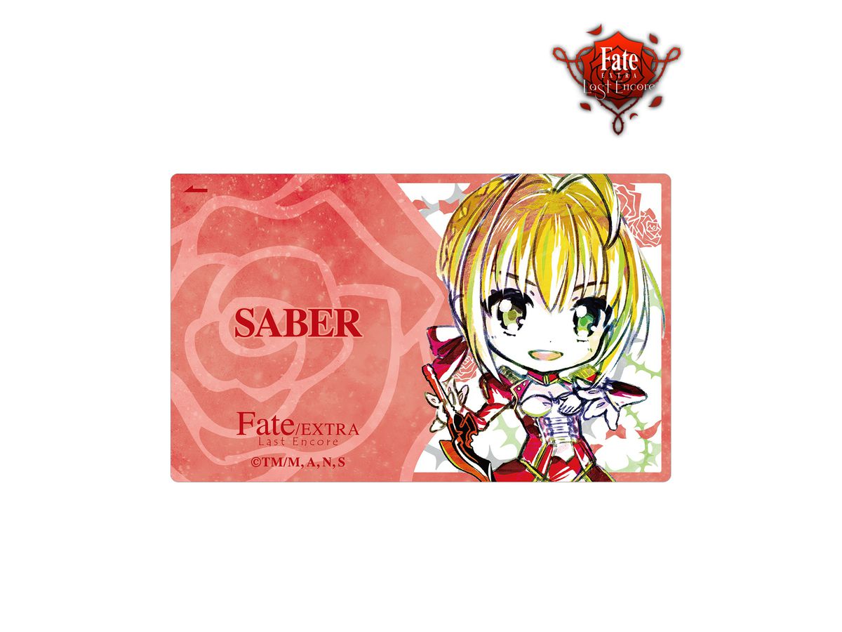 Fate/EXTRA Last Encore セイバー デフォルメAni-Art カードステッカー