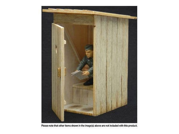 1/35 トイレ小屋&用を足すドイツ兵セット