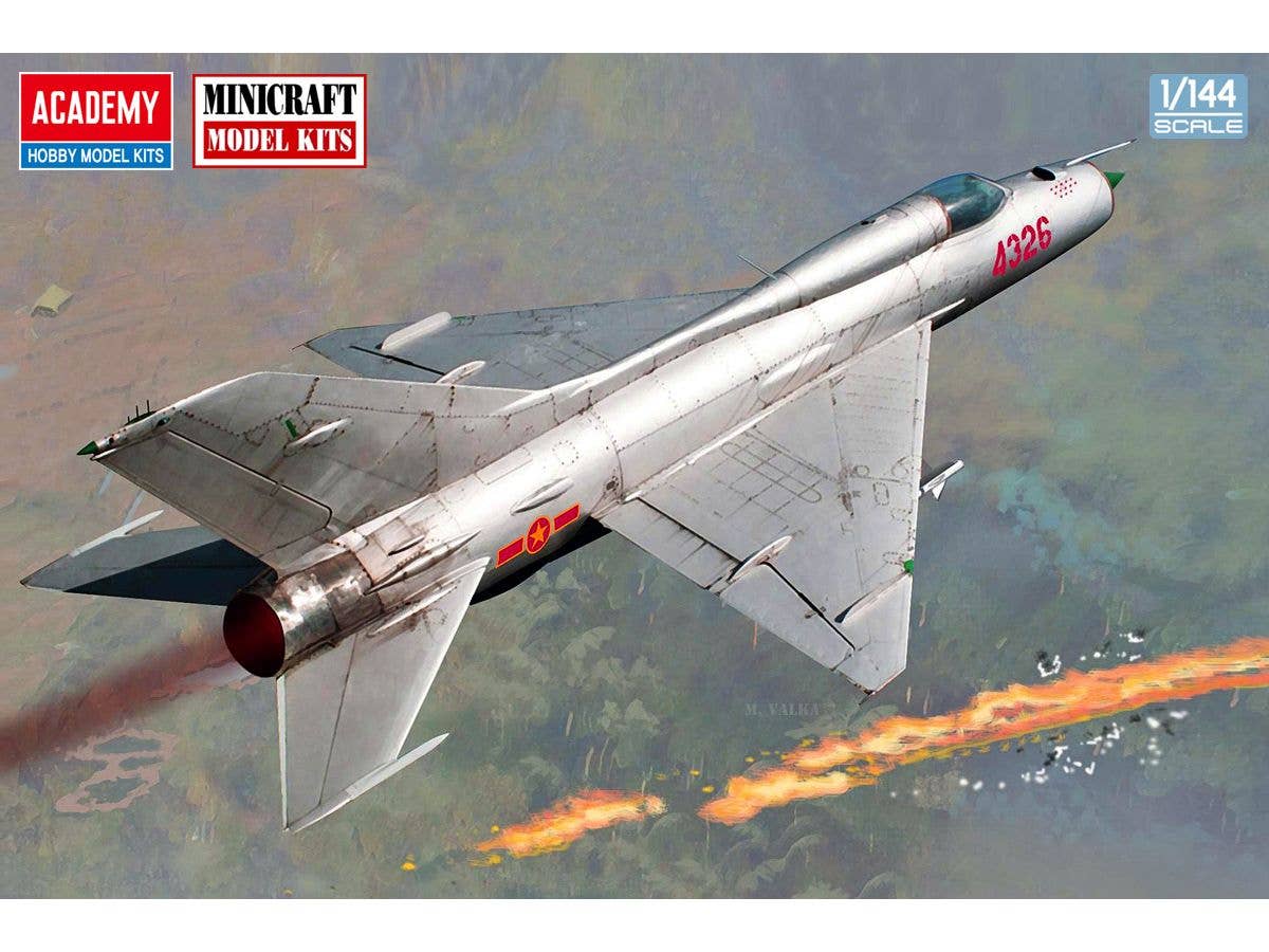 1/144 MiG-21PF フィッシュベッドD