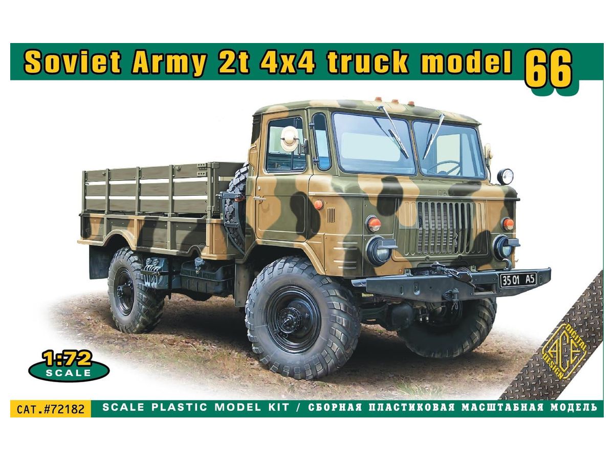 1/72 ソ連軍 GAZ-66 4x4 2トントラック | HLJ.co.jp