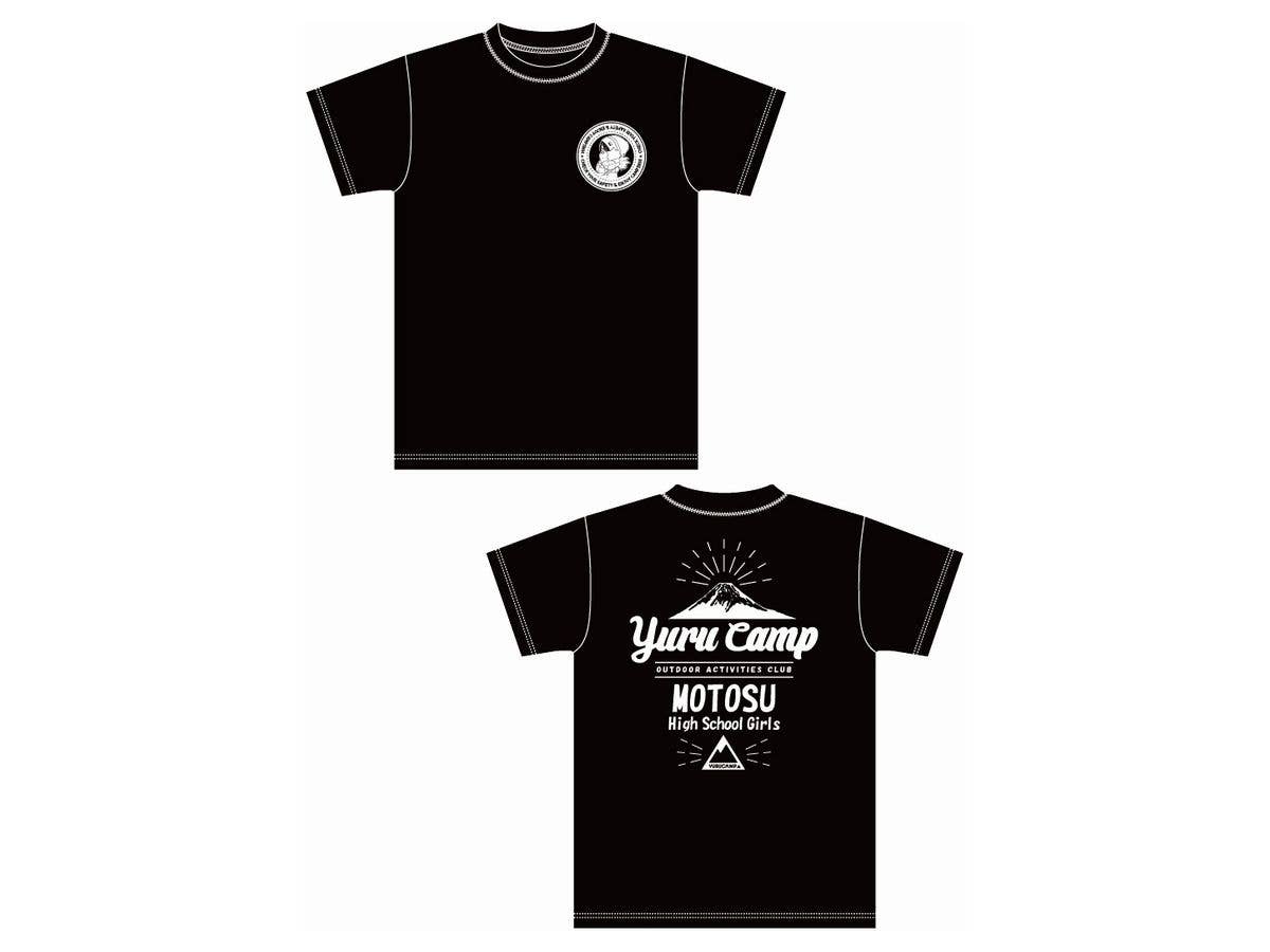 ゆるキャン 本栖高校Tシャツ (L) (斉藤) ブラック