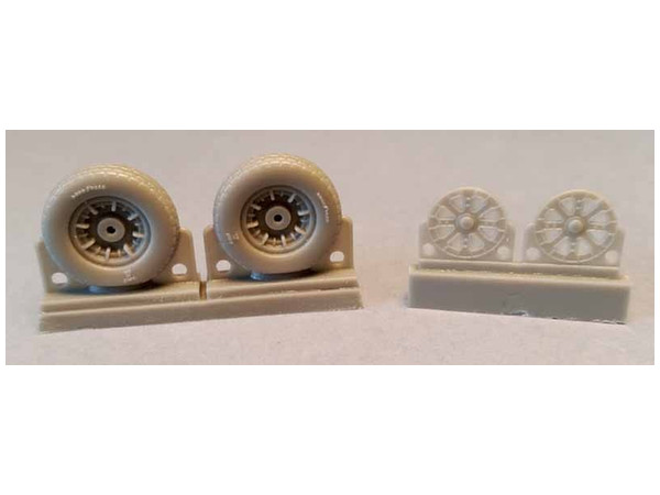 1/48 F4Uコルセア/F6Fヘルキャット用 ブロックパターンホイール