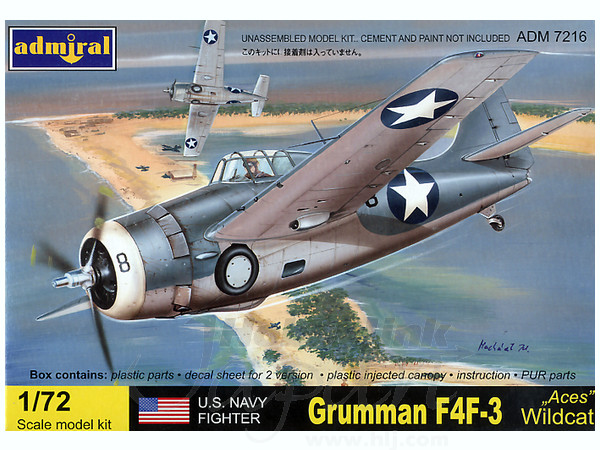 1/72 グラマン F4F-3 ワイルドキャット