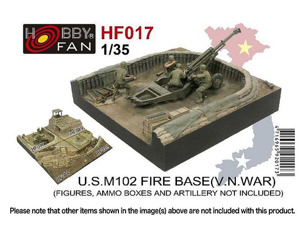 1/35 アメリカ軍 M102榴弾砲陣地&弾薬 (ベトナム戦争)