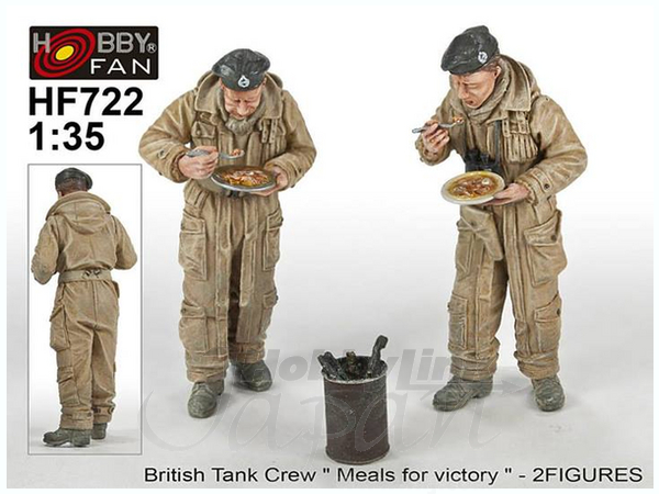 1/35 WWII イギリス戦車兵 ミールズフォービクトリー 2体