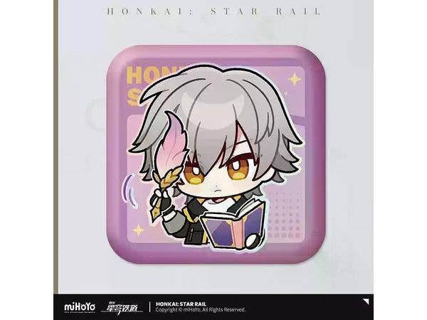 崩壊:スターレイル: パムの展覧室シリーズ スクエア缶バッジ 開拓者 (男)