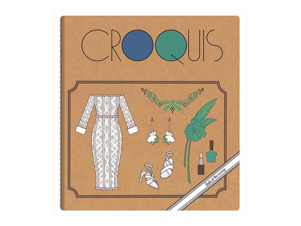 ランウェイで笑って クロッキーブック デザイン柄