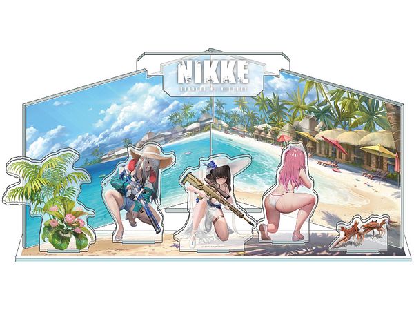 勝利の女神:NIKKE ジオラマアクリル-summer- 部隊01 | HLJ.co.jp
