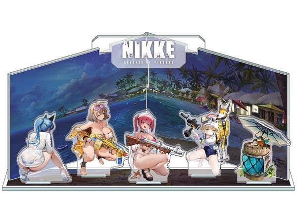 勝利の女神:NIKKE アクリルスタンド-summer- 3種 勝利の女神：NIKKE プリム アクリルスタンド summer - メルカリ