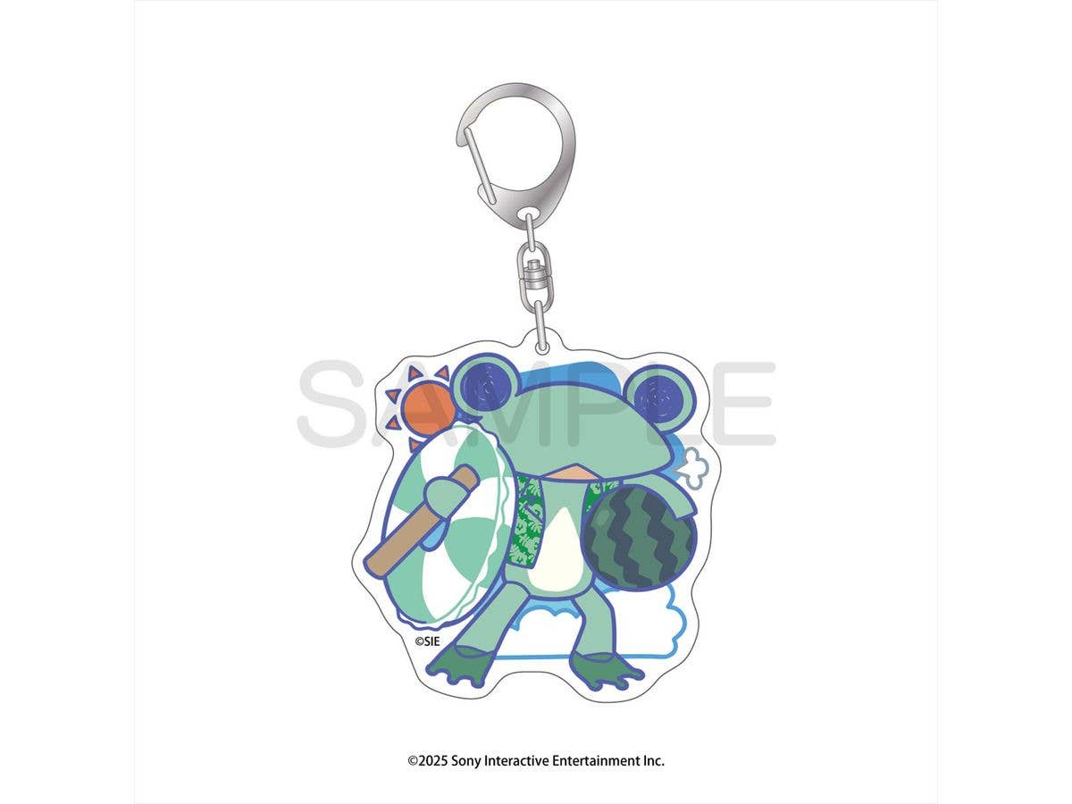 どこでもいっしょ: 海でもいっしょ アクリルキーホルダー リッキー 海ver.