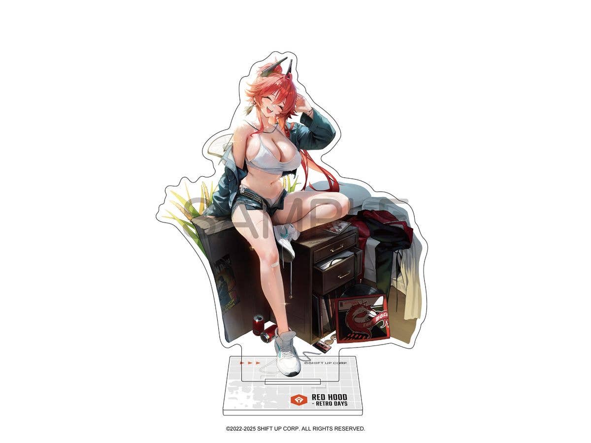 勝利の女神:NIKKE: アクリルスタンド レッドフード - レトロデイズ