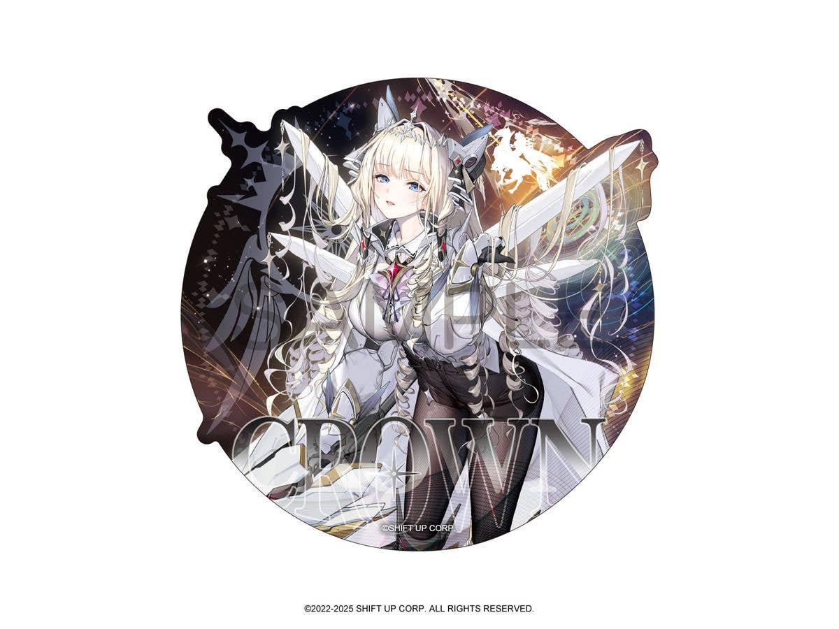 勝利の女神:NIKKE: ガンガールステッカー クラウン