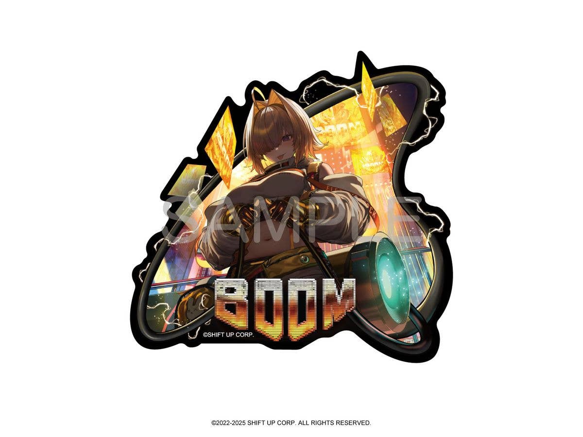 勝利の女神:NIKKE: ガンガールステッカー エレグ