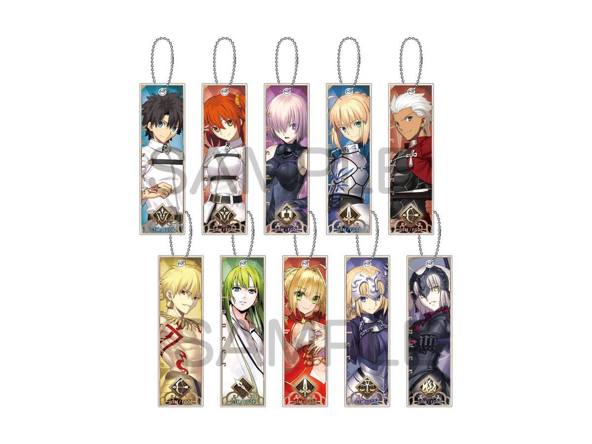 Fate/Grand Order: ついコレ トレーディングアクリルキーホルダー vol.1 1Box 10pcs