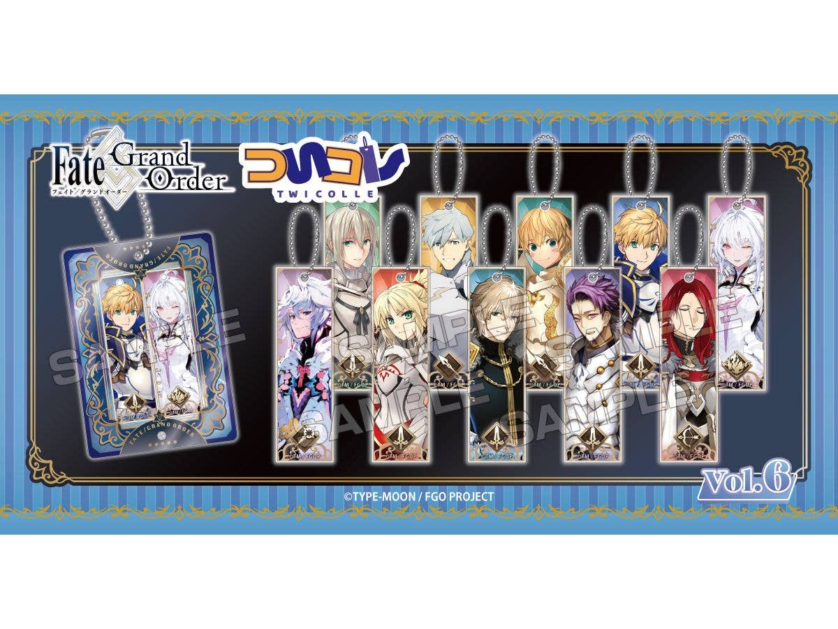 Fate/Grand Order: ついコレ トレーディングアクリルキーホルダー vol.6  1Box 10pcs