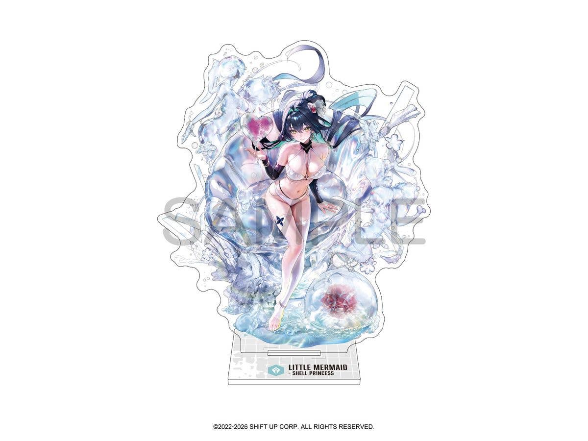 勝利の女神:NIKKE: アクリルスタンド リトルマーメイド - シェルプリンセス
