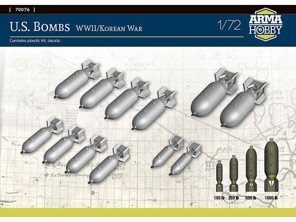 1/72 WW.II 米軍航空爆弾セット