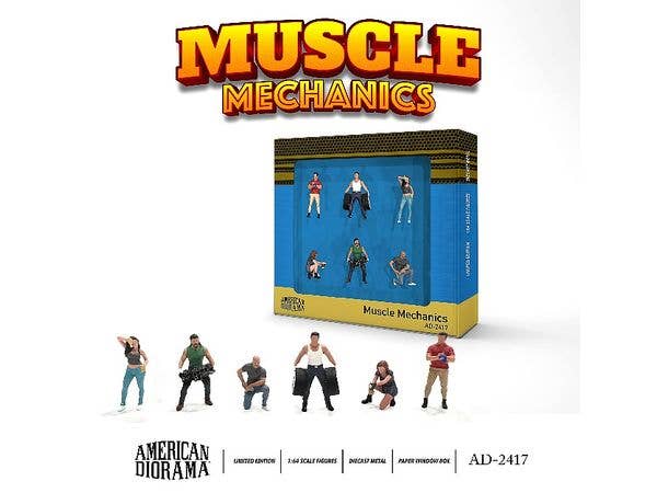 1/64 フィギュア マッスルメカニックス 6個セット