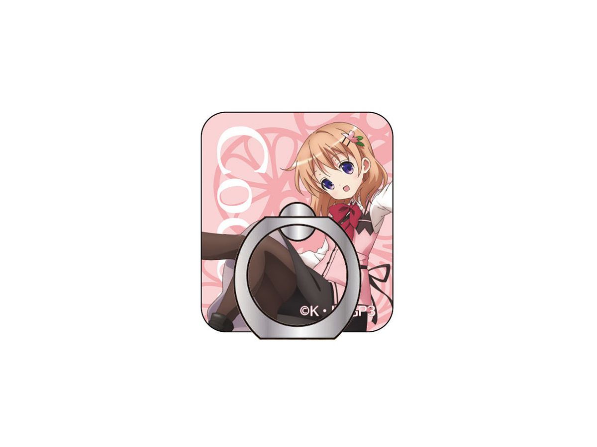 ご注文はうさぎですか? BLOOM スマホ落下防止リング  ココア
