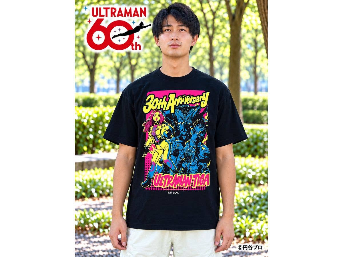 ウルトラマン怪獣Tシャツコレクション ウルトラマンティガ TypeA 黒 M
