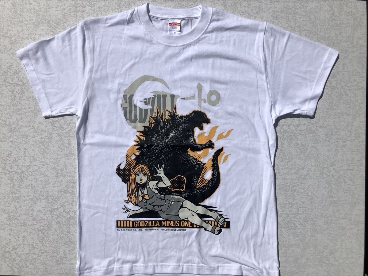東宝怪獣Tシャツコレクション ゴジラ 1.0 白 S