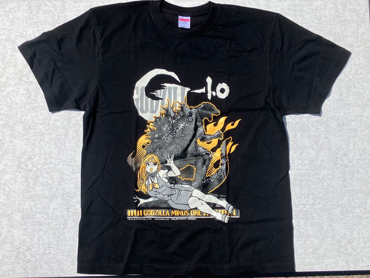 東宝怪獣Tシャツコレクション ゴジラ 1.0 黒 XL