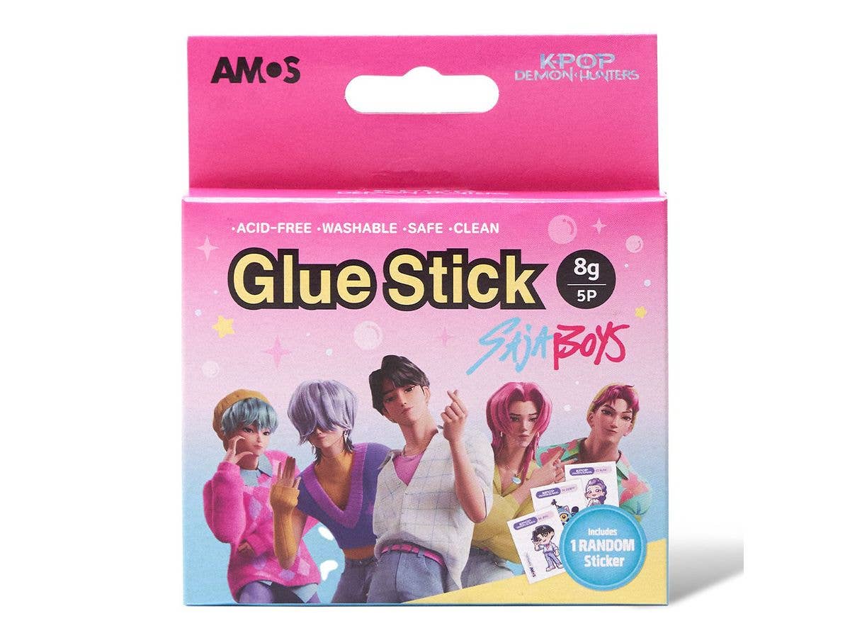 KDH AMOS スティックのり 8g x 5本パック SAJA BOYS 1Box 12pcs