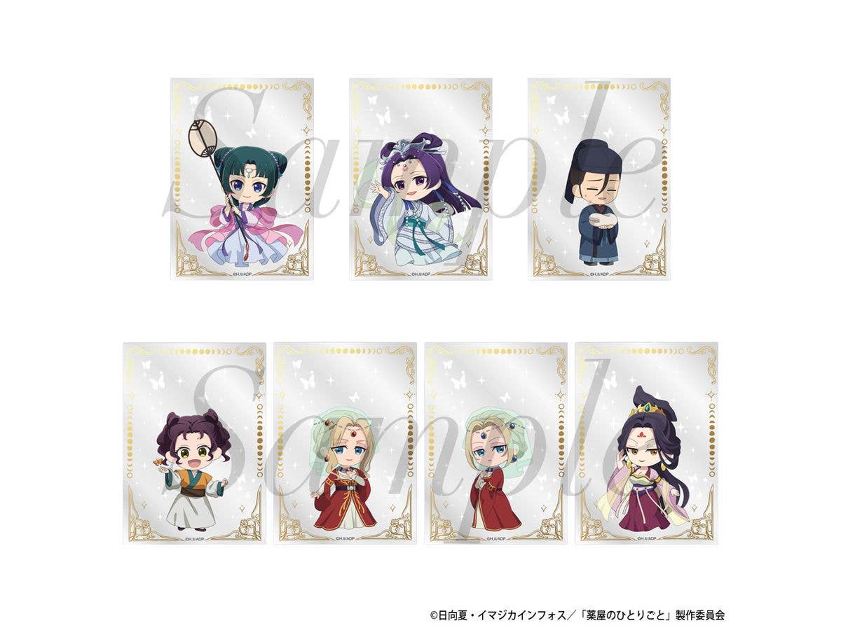 TVアニメ 薬屋のひとりごと: トレーディングクリアカード ミニキャラ (月精) Ver. 1Box 7pcs