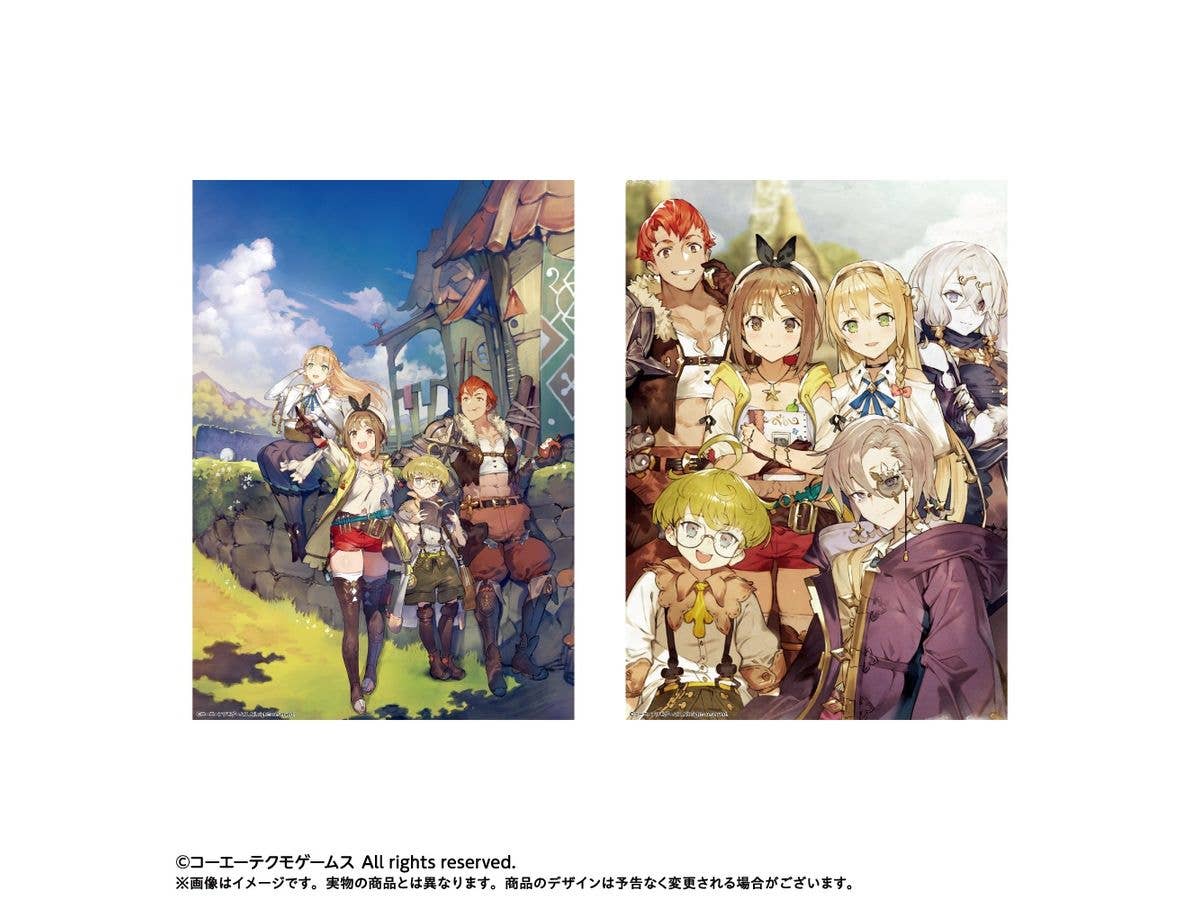 ★【未使用】アトリエ シリーズ 25周年 描き下ろしキャラファイングラフ アトリエシリーズ 25周年 描き下ろし キャラファイングラフ 複製原画