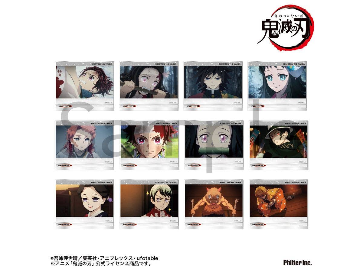 アニメ 鬼滅の刃: トレーディングミニプレートスタンド 立志編 Vol.1 1Box 12pcs