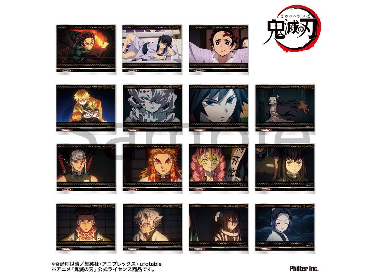 アニメ 鬼滅の刃: トレーディングミニプレートスタンド 立志編 Vol.2 1Box 15pcs