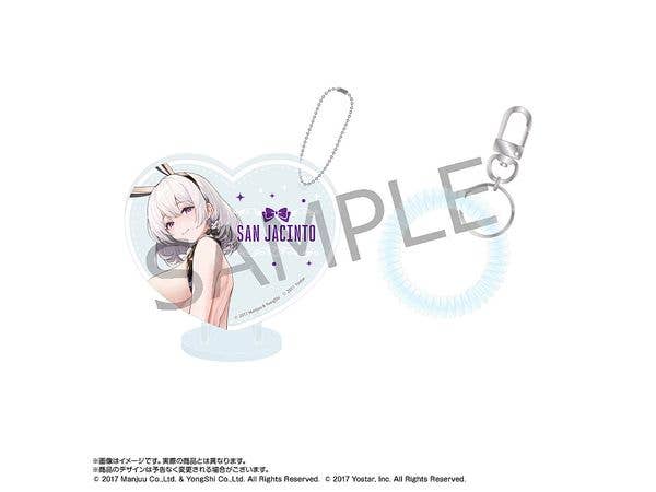 アズールレーン x パセラ:ぴくりあアクキー&スタンド+コイルブレスレット サン・ジャシント (バニーガール)