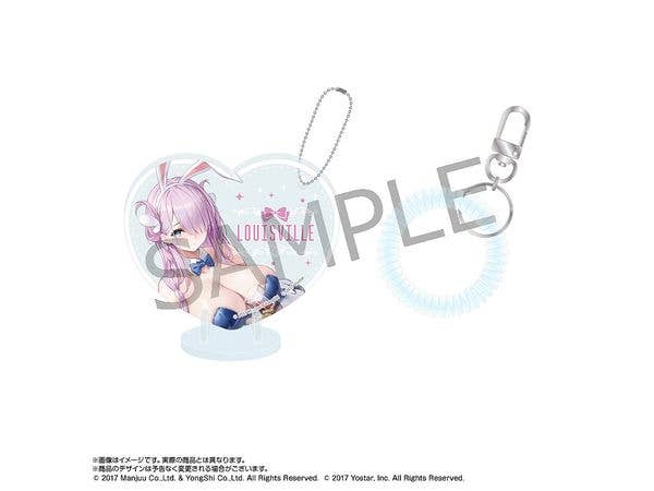 アズールレーン x パセラ:ぴくりあアクキー&スタンド+コイルブレスレット ルイビル (バニーガール)