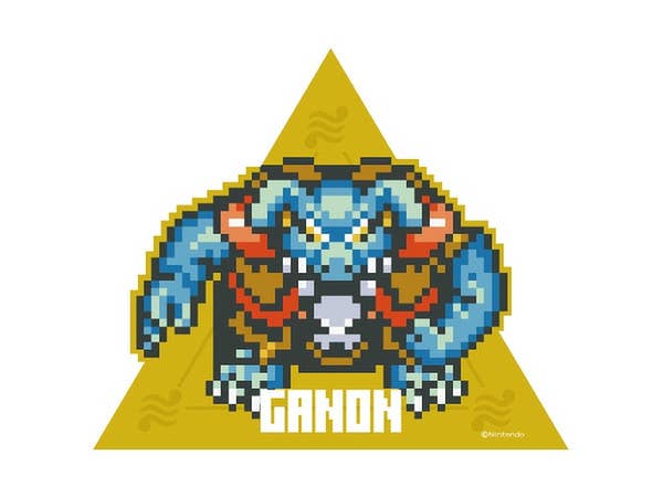 ゼルダの伝説 神々のトライフォース ドットステッカー 4