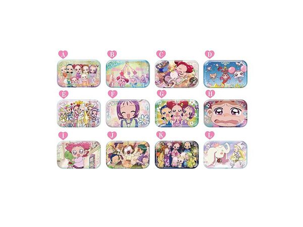 おジャ魔女どれみ: スクエアカンバッジコレクション 1Box 12pcs