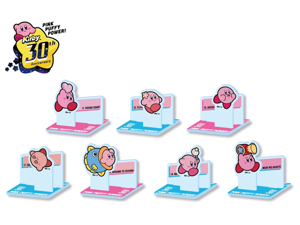 星のカービィ 30th アクリルスタンドコレクション vol.3 1Box 7pcs