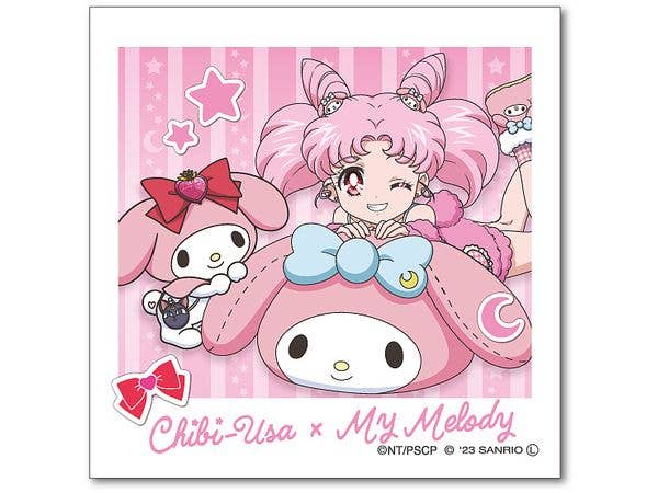 美少女戦士セーラームーンシリーズ x サンリオキャラクターズ ダイカットステッカーミニ ちびうさ×マイメロディ