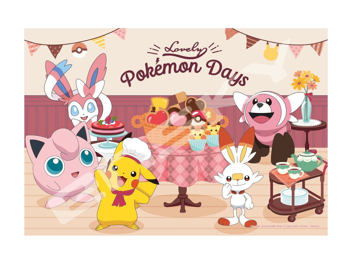 ジグソーパズル ポケットモンスター ポケモンスイーツパーティー 108Lピース (No.108-L757: 380mm x 260mm)