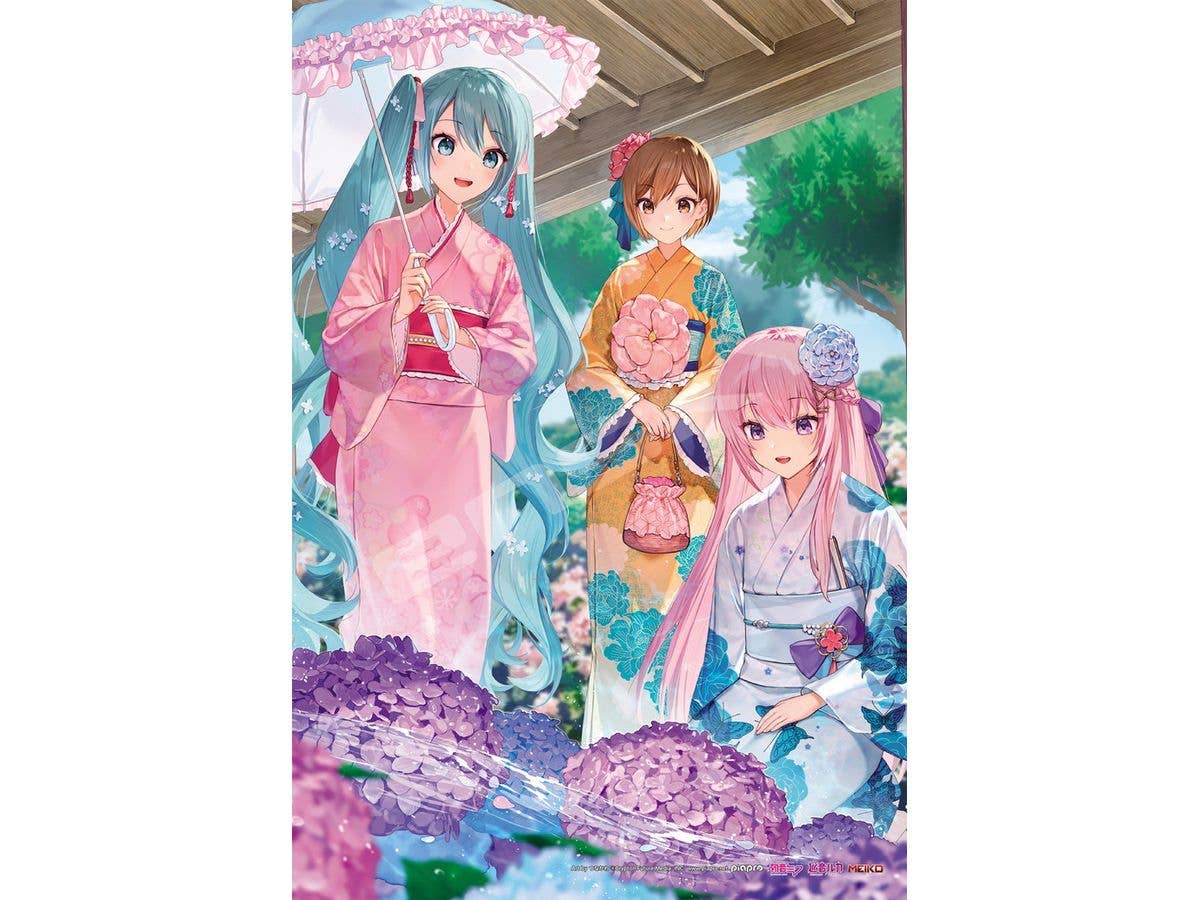 初音ミク: ジグソーパズル 300ピース 300-ML17 紫陽花 (260 x 380mm)